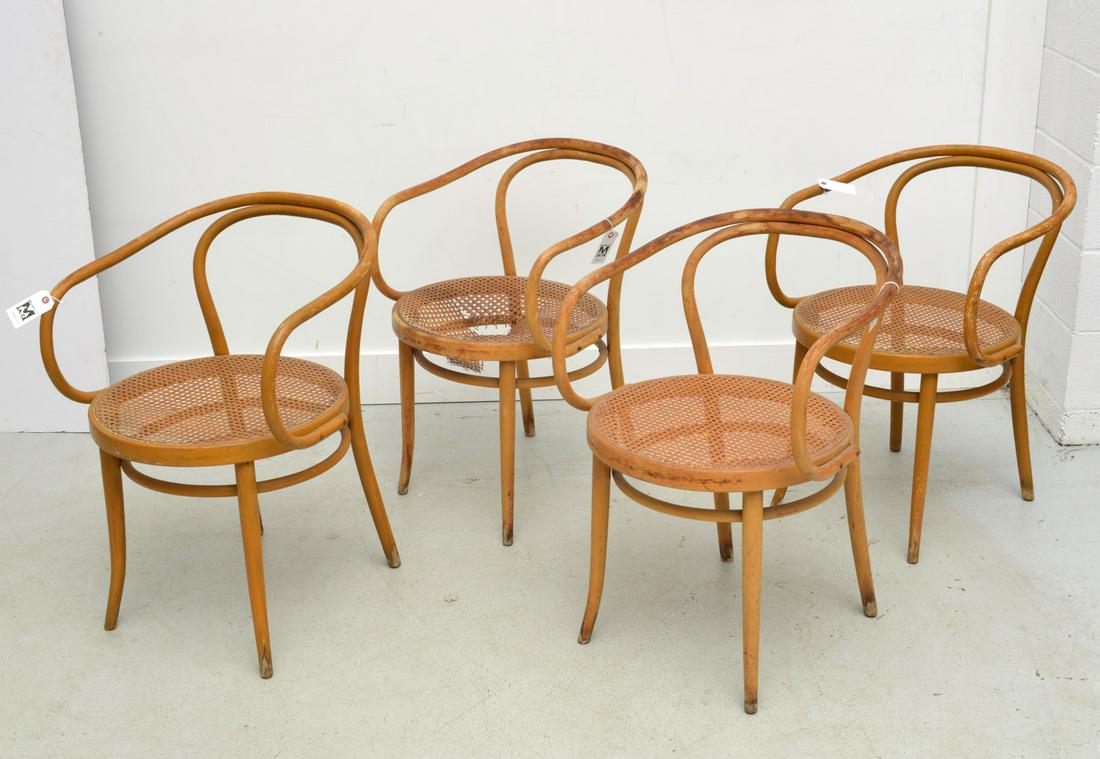 (4) Stendig Le Corbusier bentwood armchairs (1 of 8)