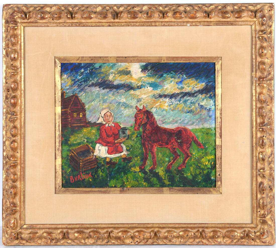 David Davidovich Burliuk (attrib.), painting (1 of 5)