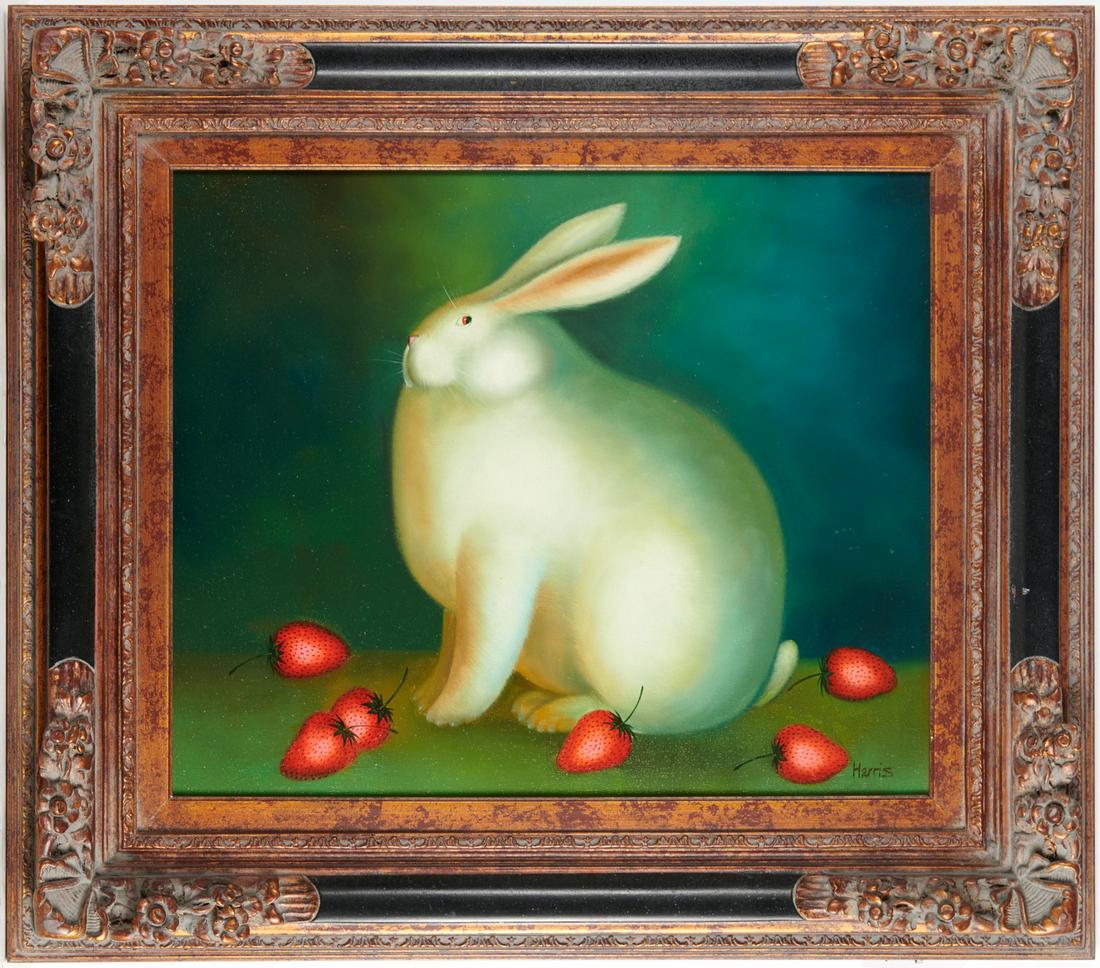 Harris, bunny painting (1 of 6)