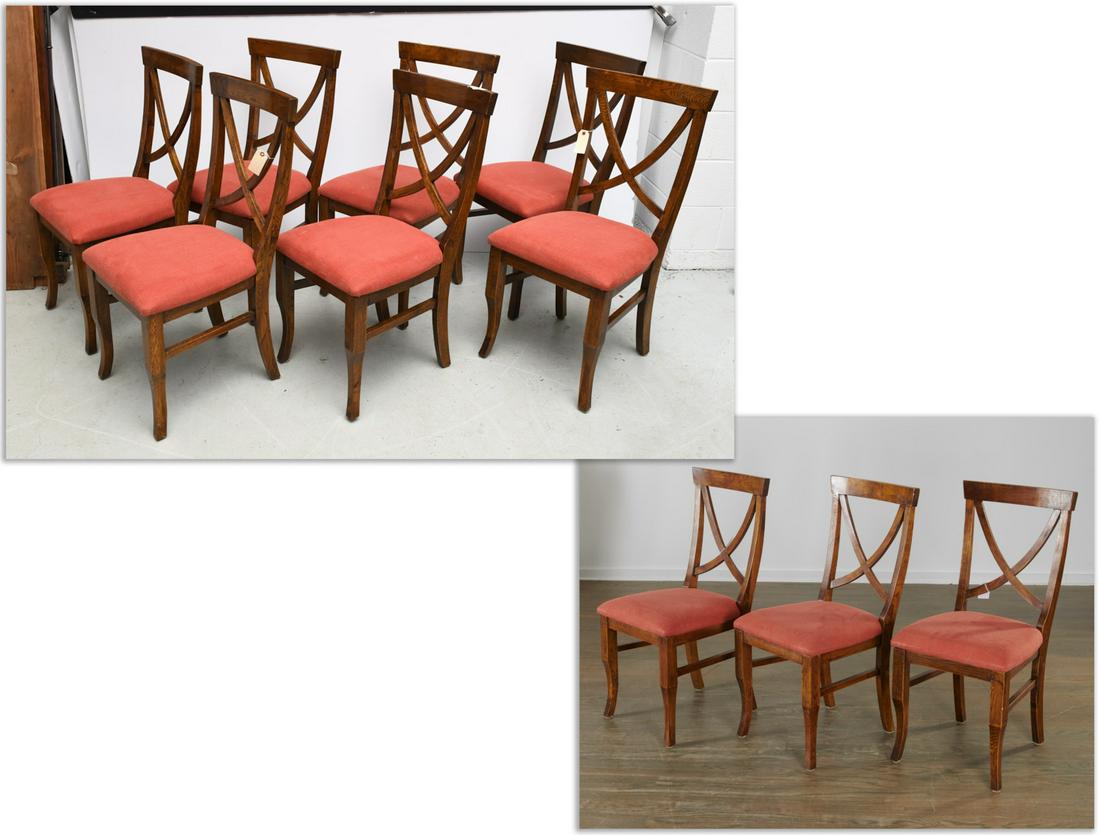 Set (10) "Four Hands" Regency style dining chairs (1 of 7)
