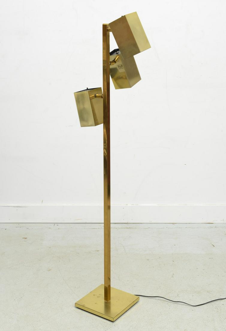 Koch & Lowy brass floor lamp (1 of 9)