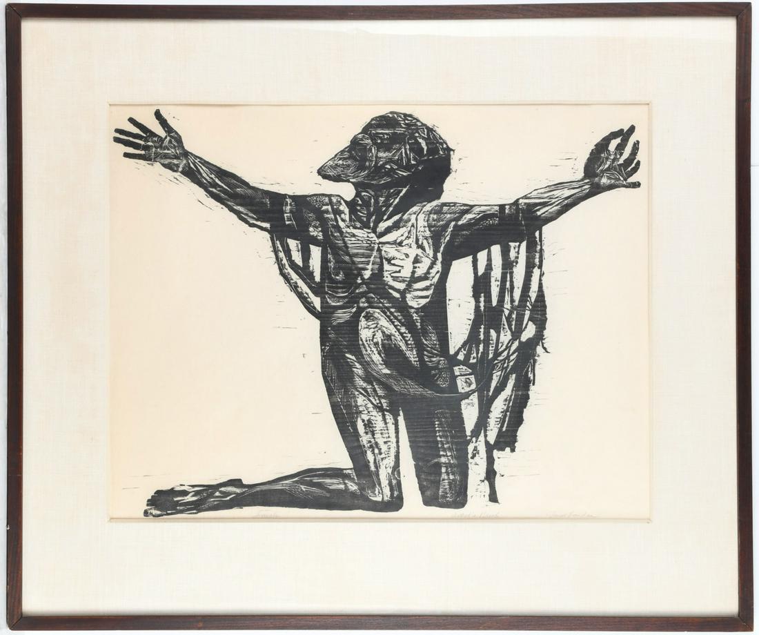 Jacob Landau, woodcut (1 of 11)