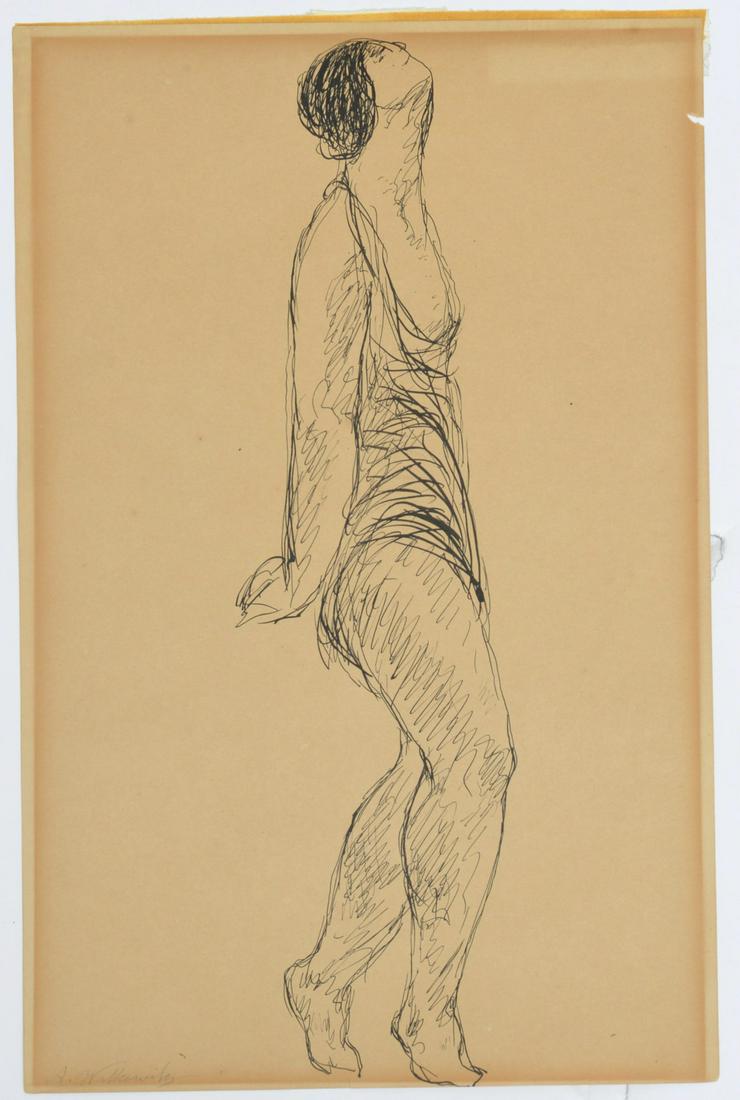 Abraham Walkowitz, drawing (1 of 5)