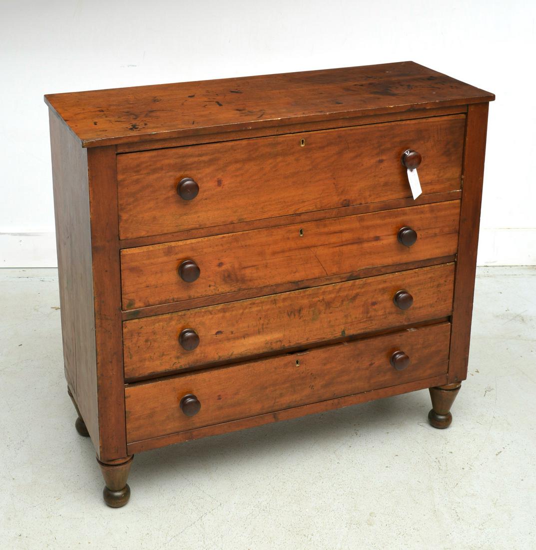 Antique Sheraton chest of drawers (1 of 6)