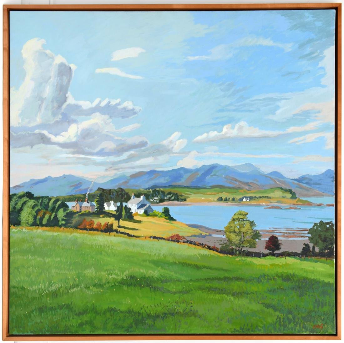 Frank Metz, large scale painting (1 of 6)