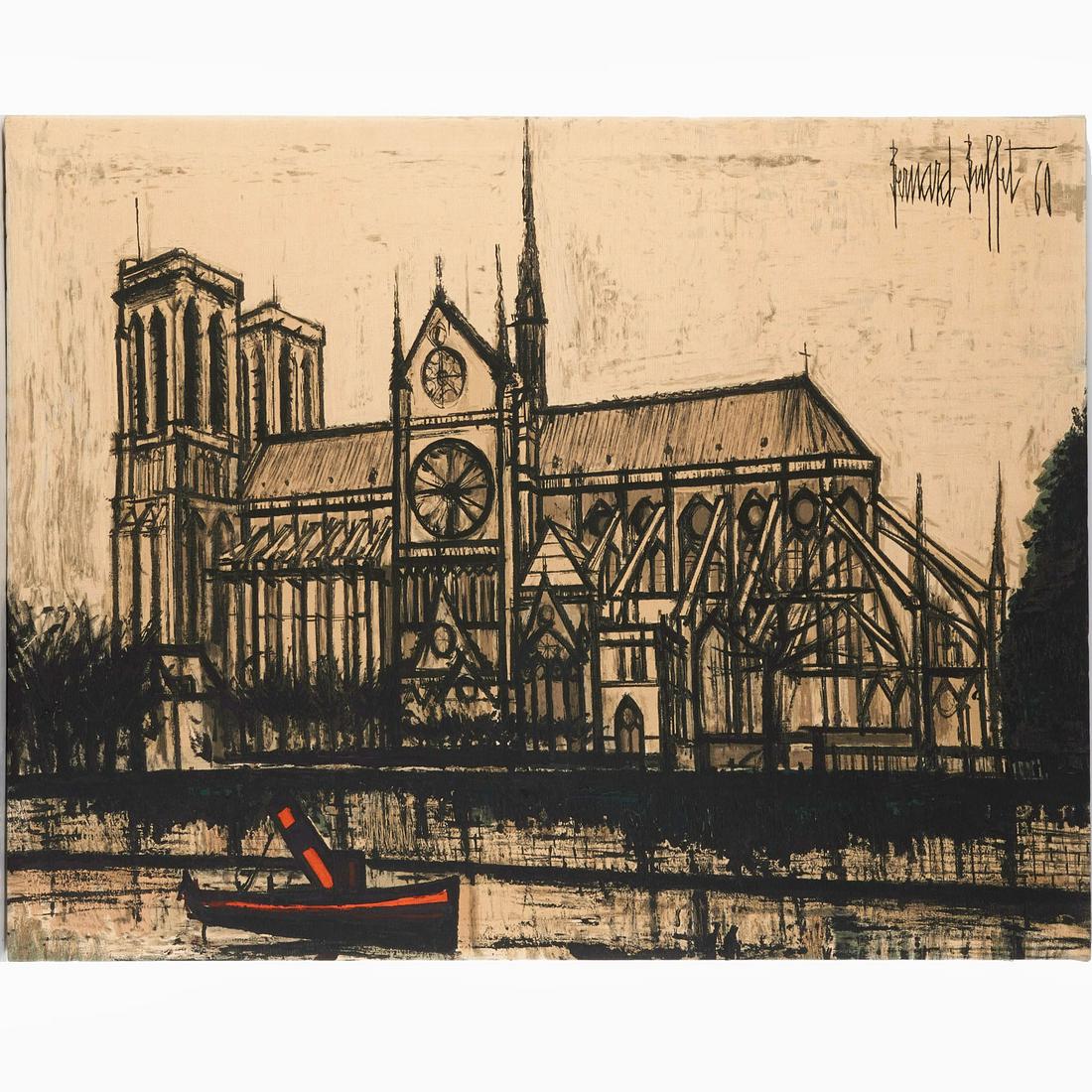 Bernard Buffet, large format tapestry print, 1960 (1 of 9)