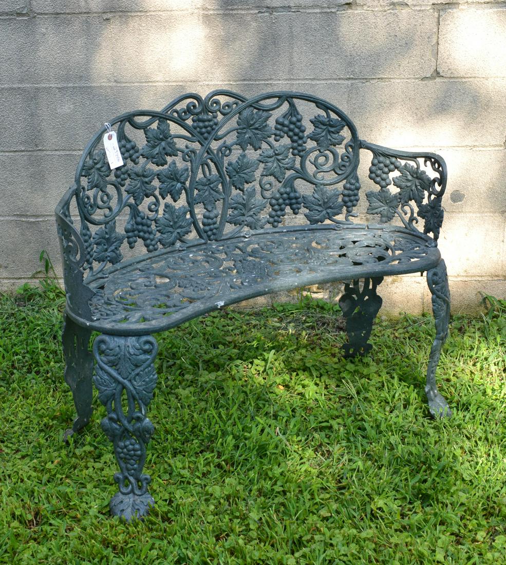 Colonial Castings grape cluster garden bench (1 of 6)