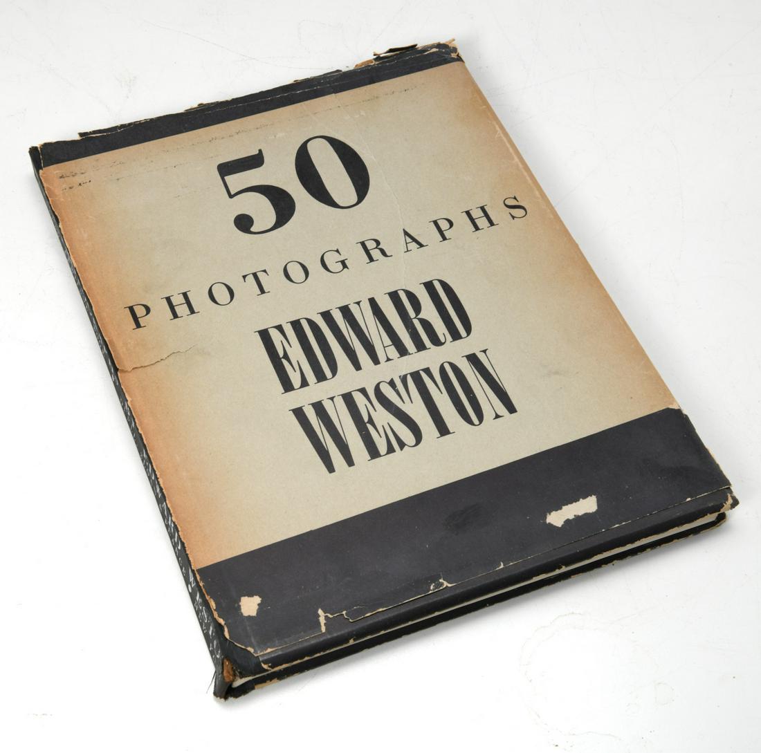 BOOKS: 50 Photographs by Edward Weston, signed (1 of 8)