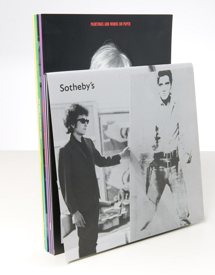 BOOKS: (4) Vols Andy Warhol at Christie's 2012: BOOKS: (4) Vols Andy Warhol at Christie's 2012, Andy Warhol at Christie's: Paintings and Works on Paper; Prints; and Photographs. Christie's, November 2012, softcover, 15.25"h x 10"w; with, Warhol Ico