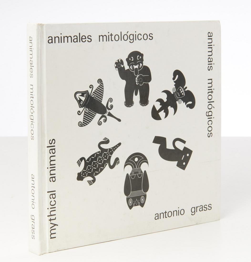 BOOKS: Antonio Grass, Mythical Animals: BOOKS: Antonio Grass, Mythical Animals, Antonio Grass. Animales Mitologicos: Diseno Precolombino Colombiano [Mythilogical Animals: PreColumbian and Columbian Design]. Litografia Arco, Bogota, 1979, ha