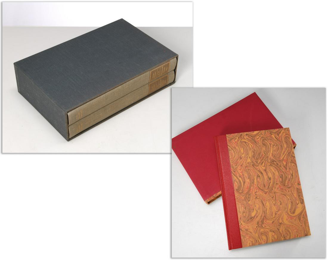 BOOKS: (2) Vols LEC, Thomas Mann: BOOKS: (2) Vols LEC, Thomas Mann, Two volumes, each #776/1500, with newsletter, in slipcase, including: The Magic Mountain, 1962, 2 vols in slipcase, signed by Felkix Hoffman; and, Death in Venice, 19