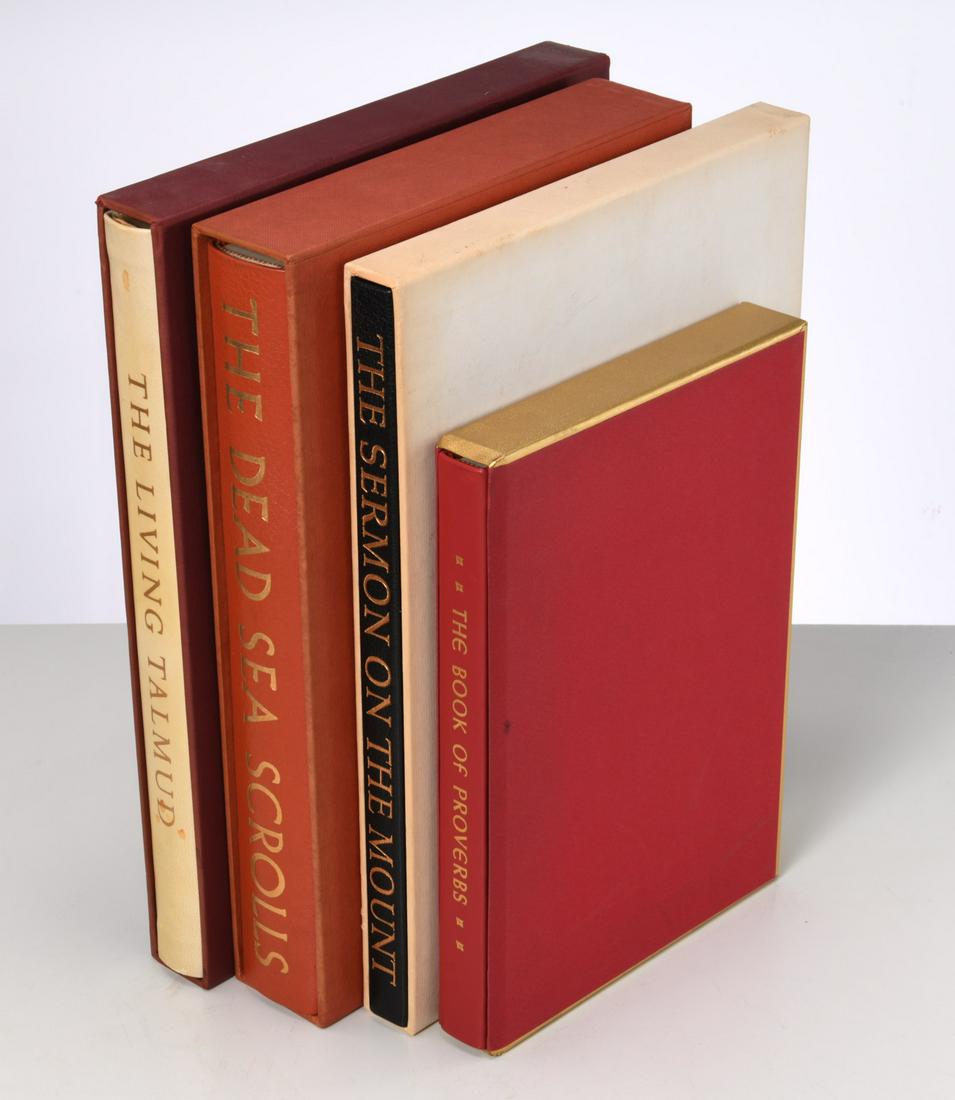 BOOKS: (4) Vols LEC incl. Talmud, Dead Sea Scrolls (1 of 10)