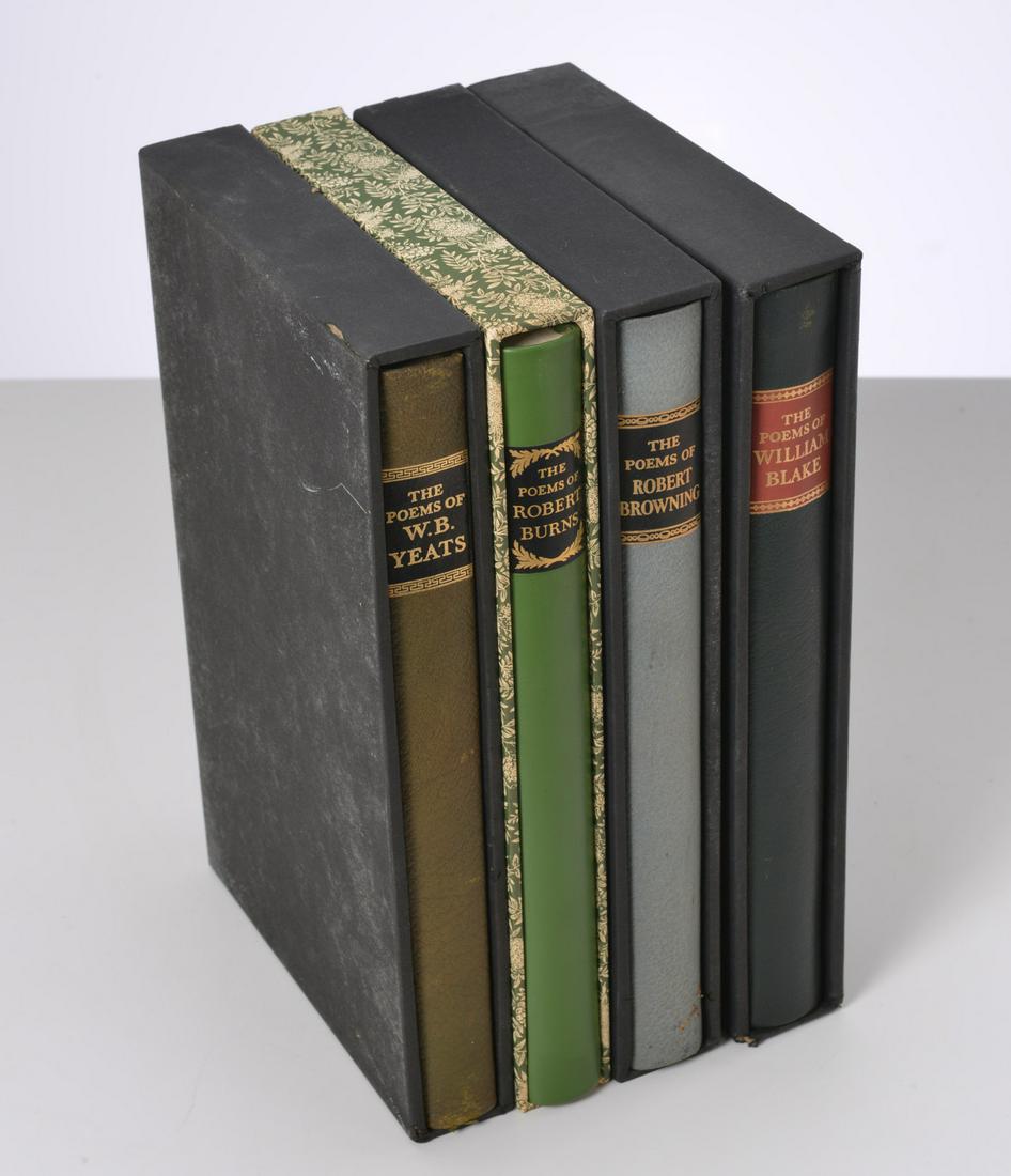BOOKS: (4) Vols LEC Poems of Yeats, Burns, etc. (1 of 10)