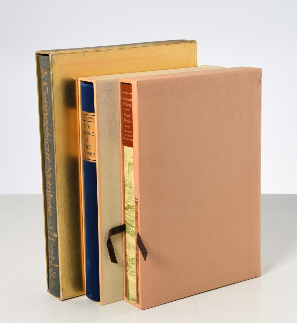 BOOKS: (3) Vols LEC, Mark Twain incl. Conn. Yankee (1 of 13)