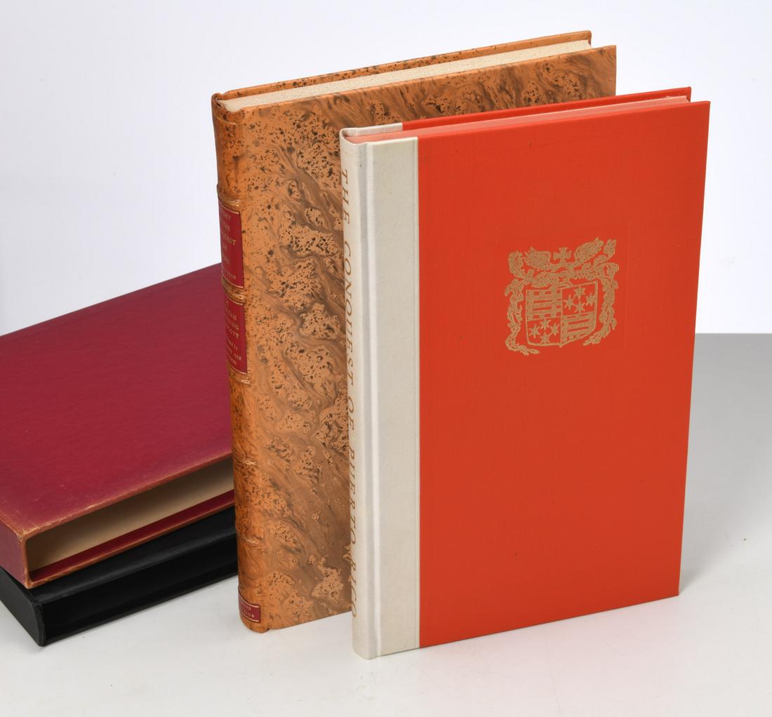 BOOKS: (2) Vols LEC, Conquest of Puerto Rico, Peru (1 of 9)