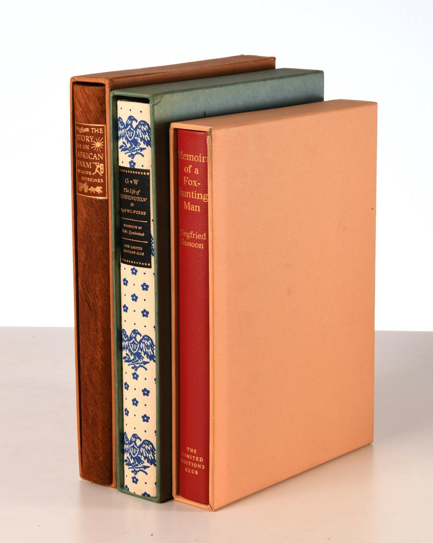 BOOKS: (3) Vols LEC, Memoir & Biography (1 of 8)