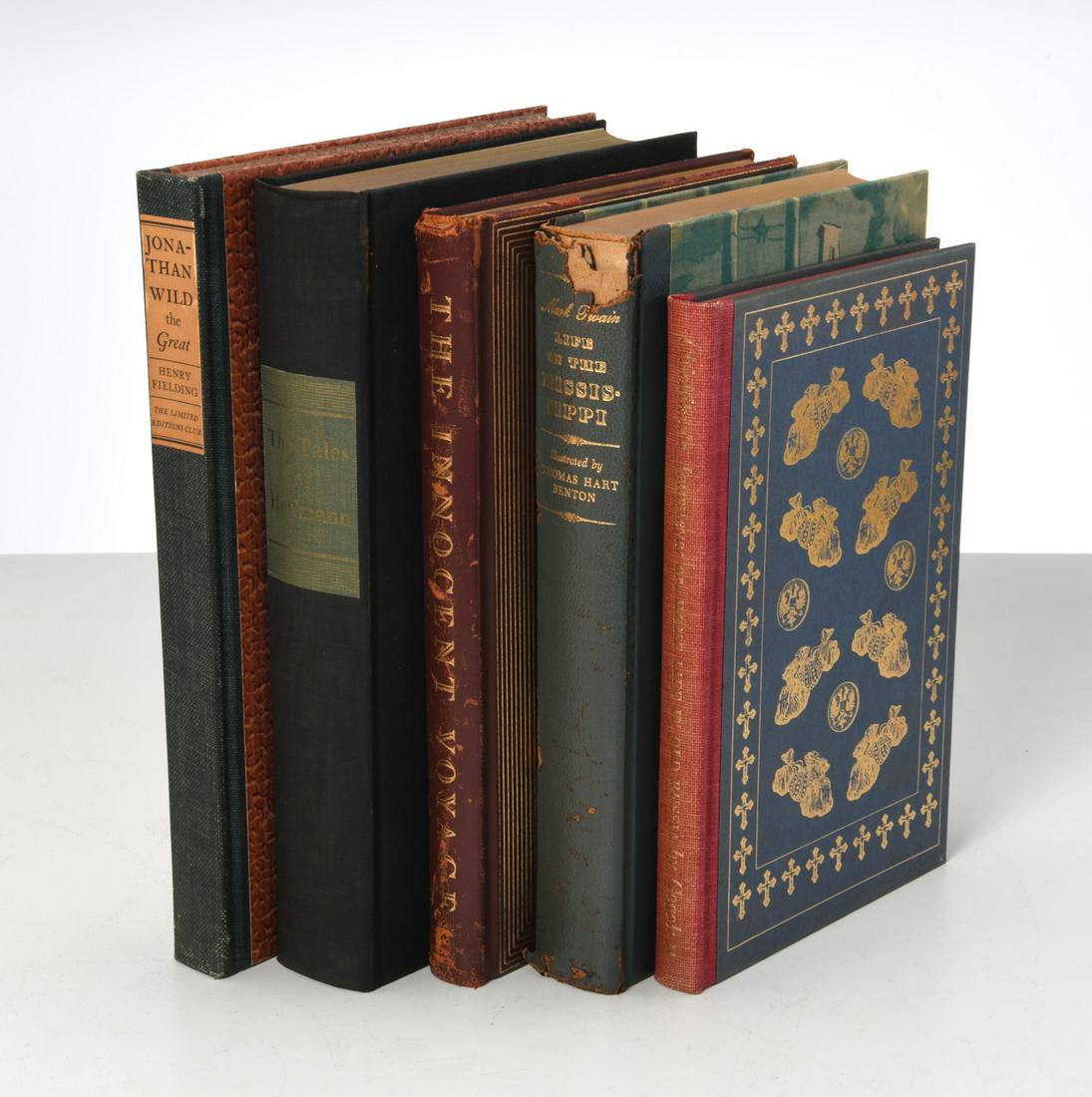 BOOKS: (5) Vols LEC, signed Thomas Hart Benton (1 of 11)