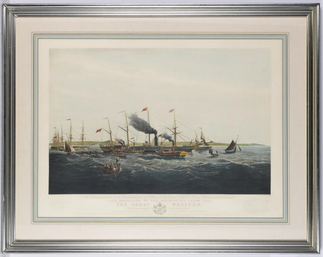 Walter/Reeve, The Great Western, colored engraving (1 of 7)