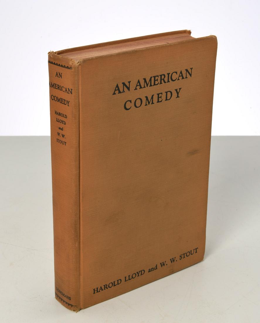 BOOKS: Harold Lloyd, An American Comedy 1928: BOOKS: Harold Lloyd, An American Comedy 1928, An American Comedy. Acted by Harold Lloyd, Directed by Wesley W. Stout. Longmans, Green and Co., New York, 1928, hardcover, 204 pages plus black and white