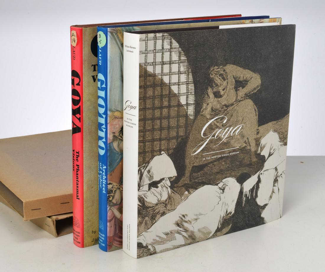 BOOKS: (3) Vols Goya, Giotto (1 of 5)