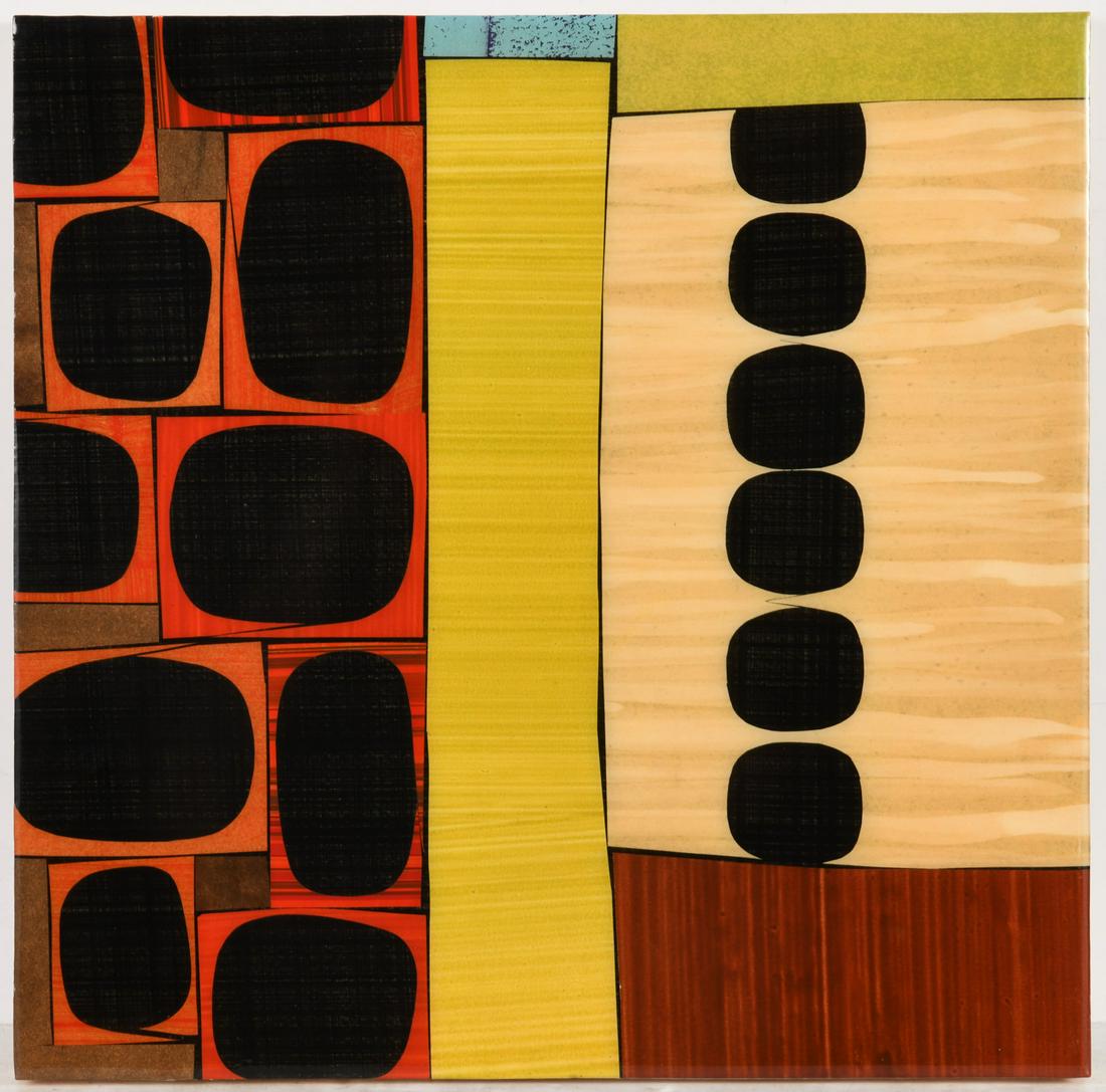 Rex Ray, mixed media and resin on panel (1 of 8)