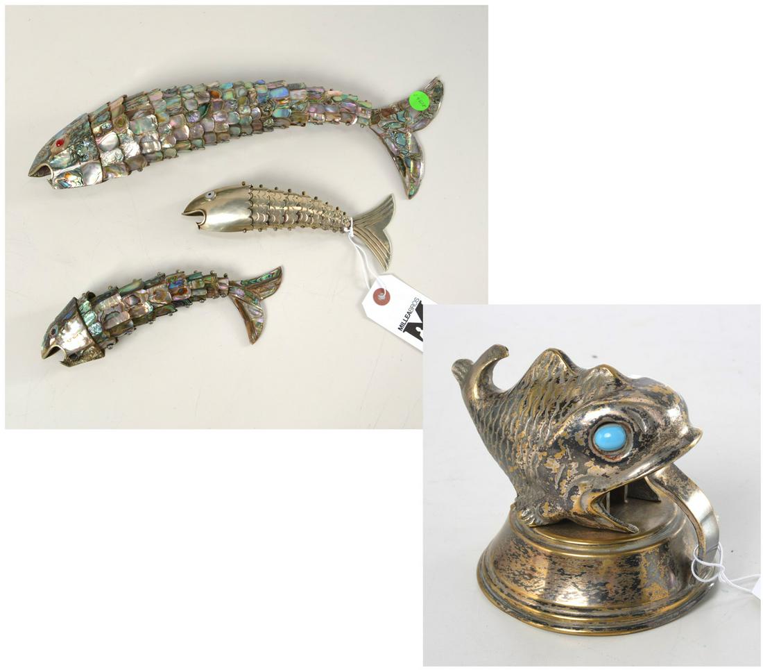 Articulated fish models & figural tape dispenser (1 of 10)