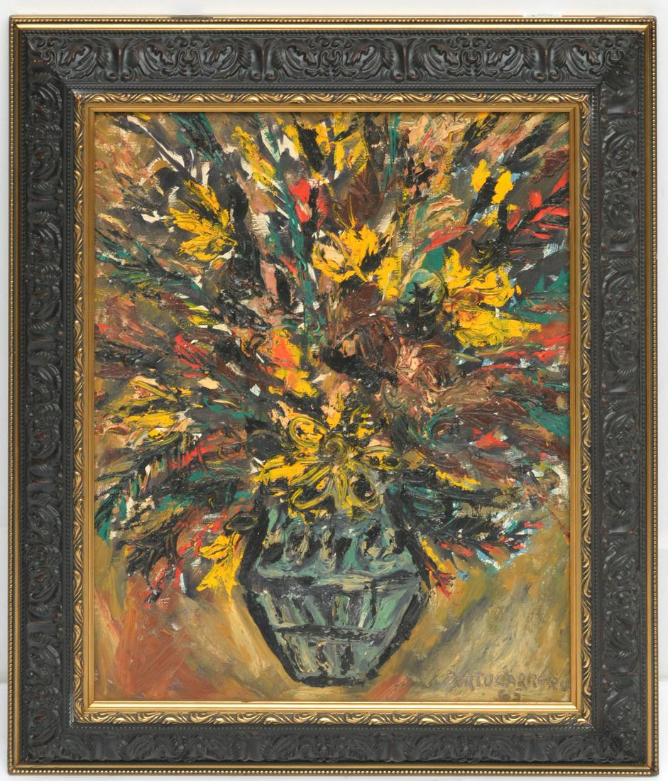 Rene Portocarrero (attrib.), still life painting (1 of 7)