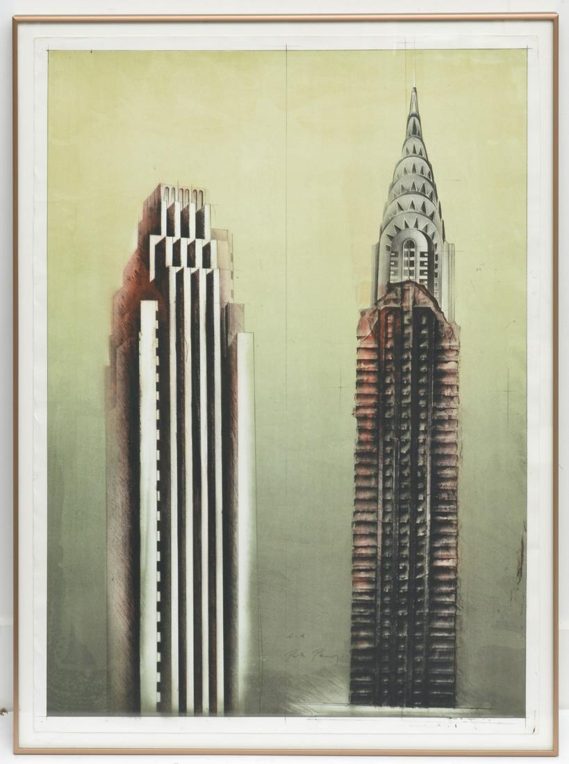 Peter Paul, large Chrysler Building lithograph (1 of 4)