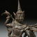 Pair Thai bronze dancing figures - 2