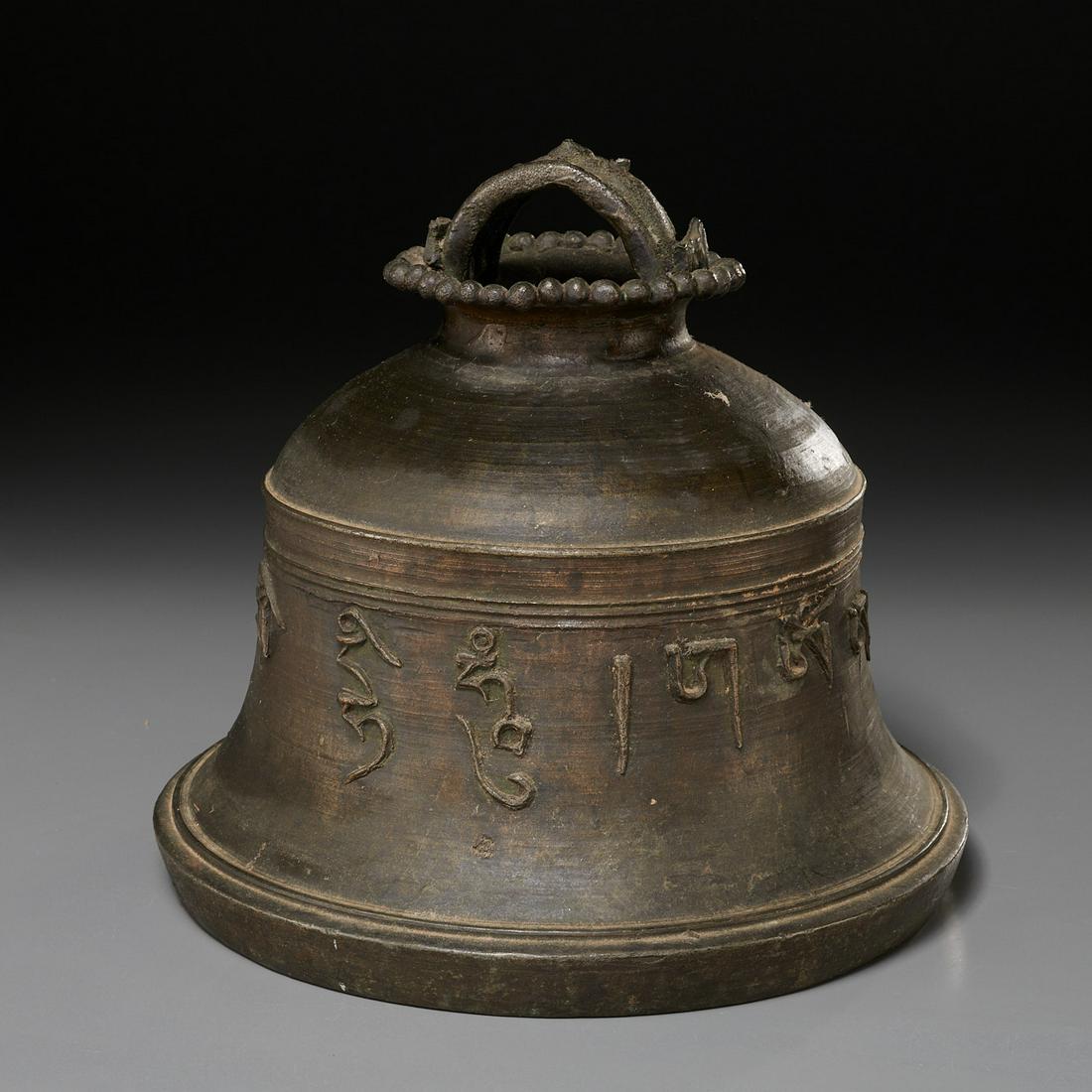 Sino-Tibetan bronze temple bell (1 of 5)