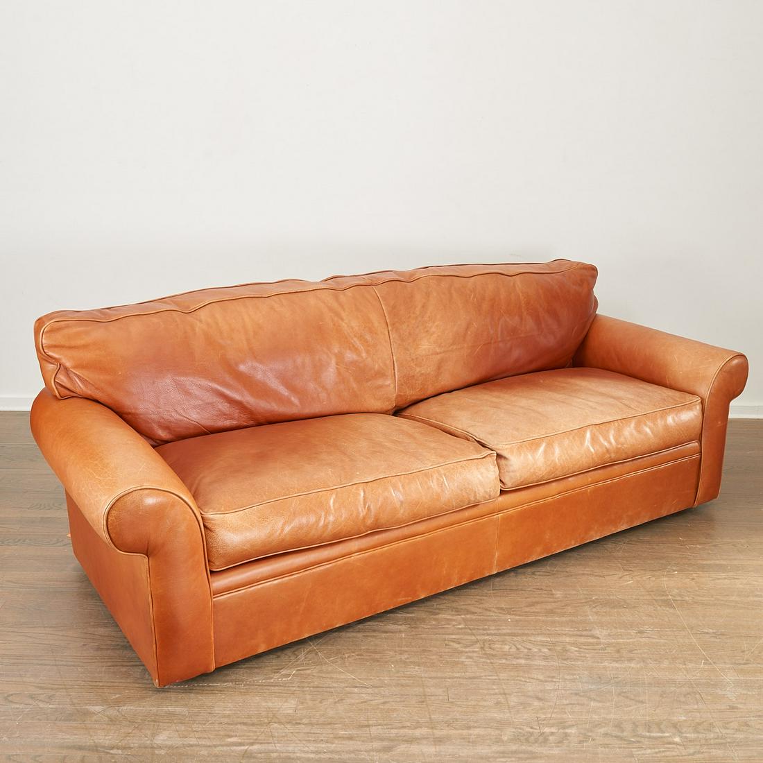 Ralph lauren 2024 leather couch