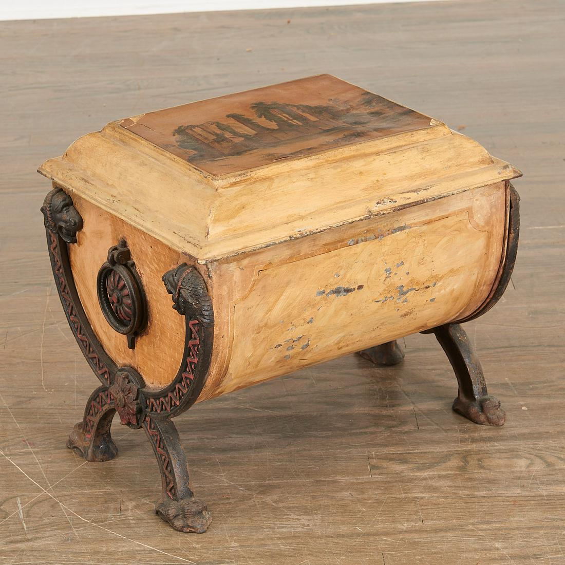 Jones Brothers tole and cast iron coal bin (1 of 6)