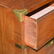 William IV brass inlaid mahogany campaign chest - 3