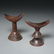 (3) African wood headrests w/ carved figural comb - 4