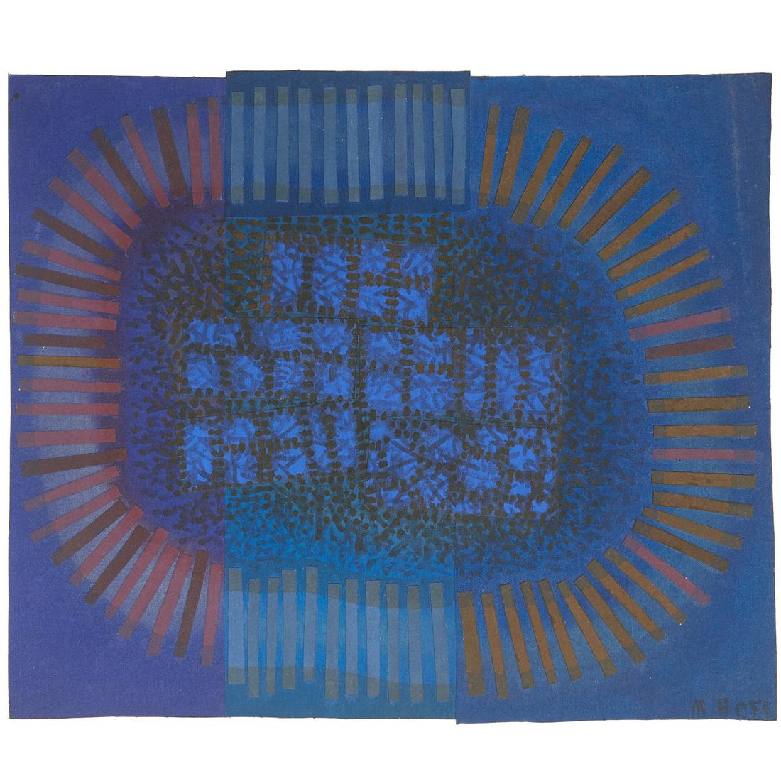 Margo Hoff, mixed media collage (1 of 6)