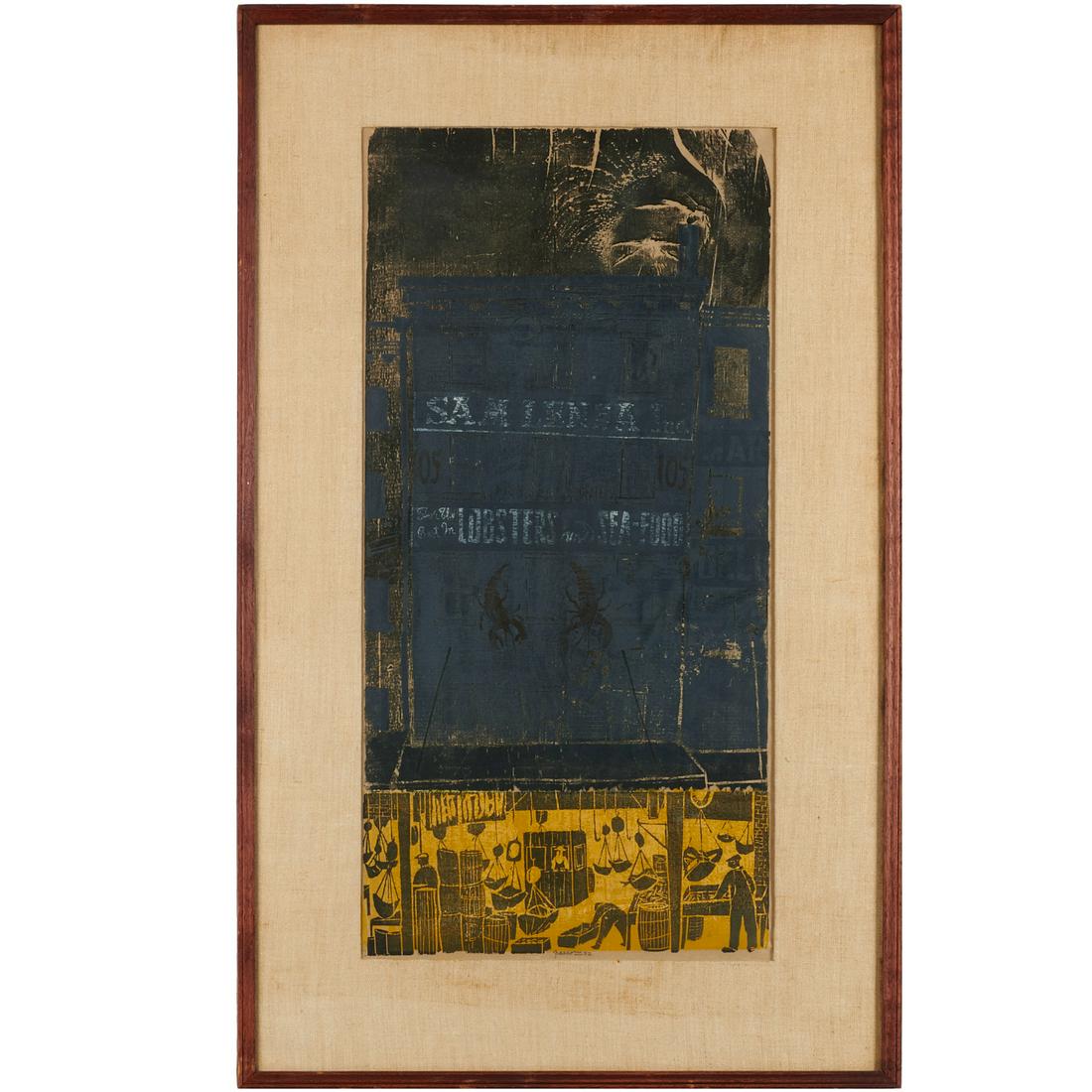 Antonio Frasconi, color woodcut (1 of 7)