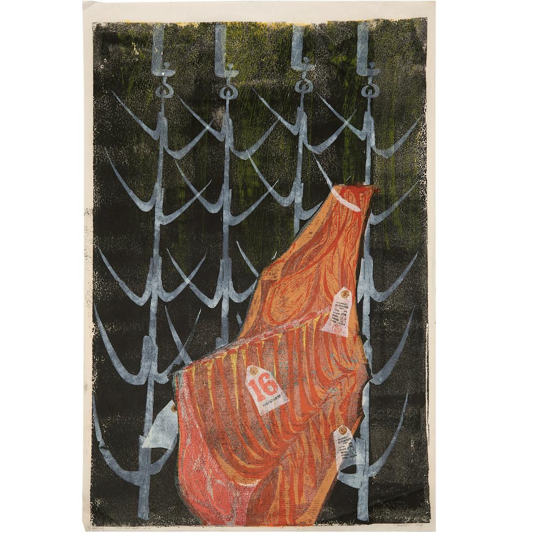 Antonio Frasconi, color woodcut, 1957 (1 of 8)