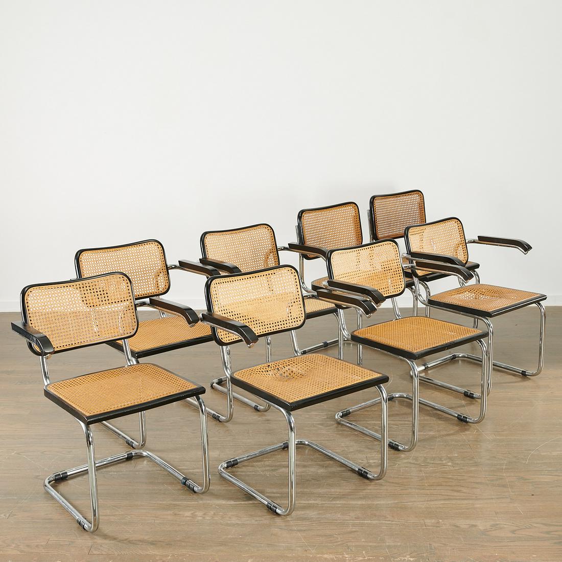 Marcel Breuer, (8) Cesca armchairs (1 of 9)