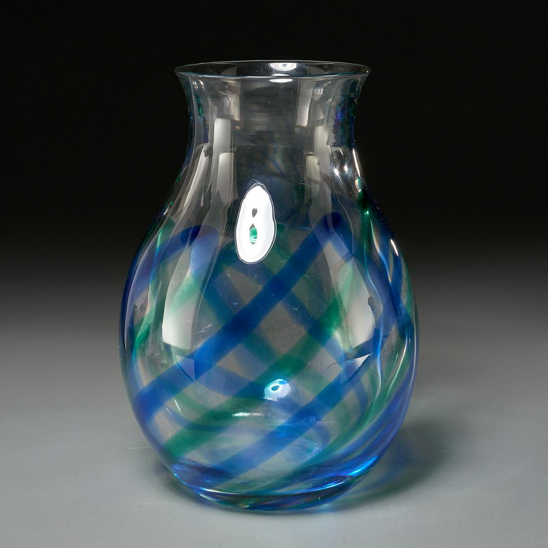 Archimede Seguso, Fasce glass vase (1 of 4)