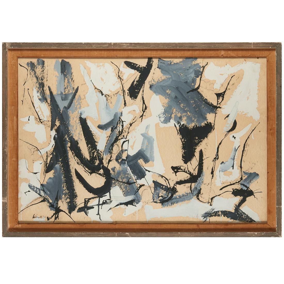 Anna Walinska, oil on paper, 1957 (1 of 6)