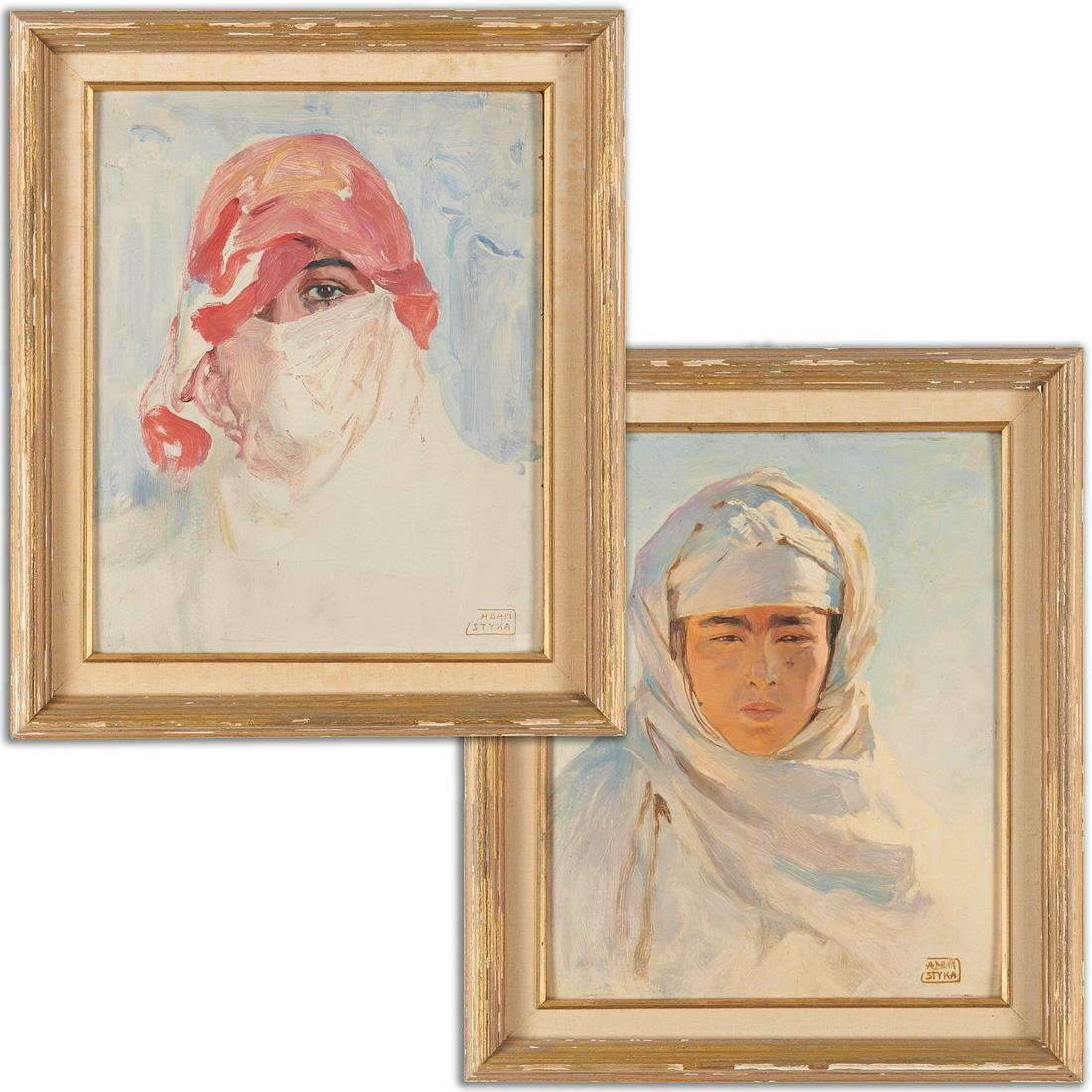 Adam Styka, pair paintings (1 of 7)