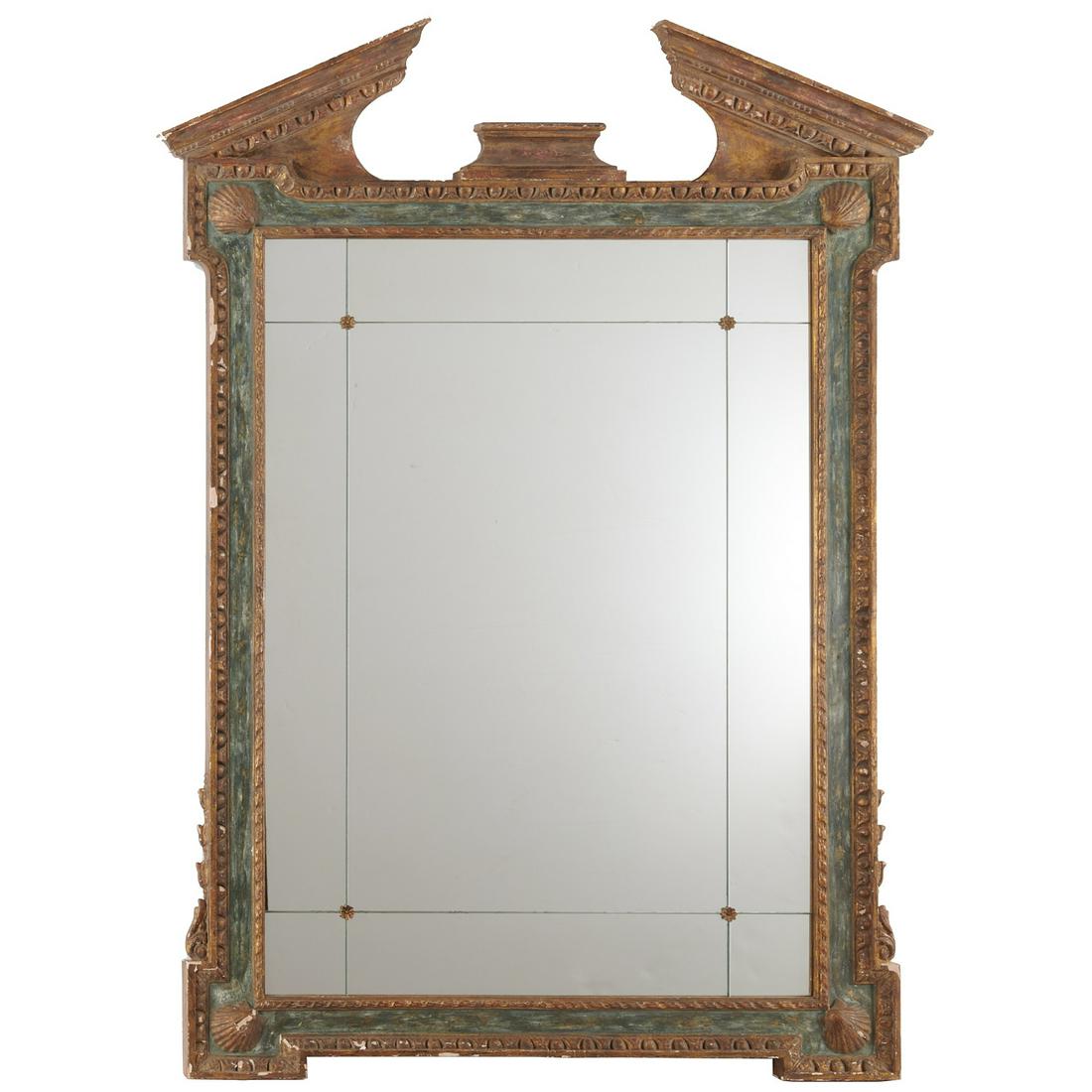 Large Neo-classic style giltwood wall mirror (1 of 7)