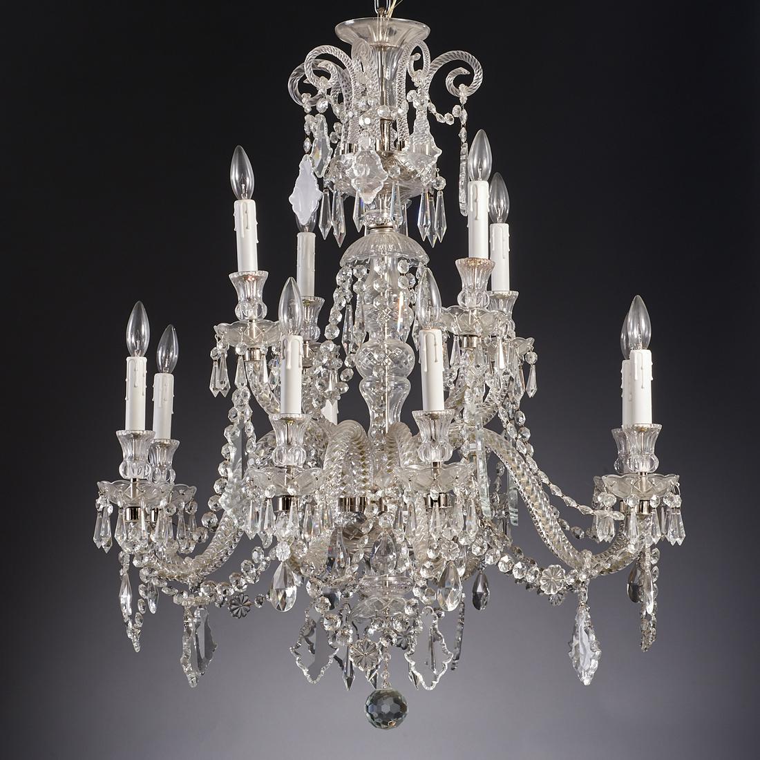 Martinez y Orts crystal 12-arm chandelier (1 of 9)