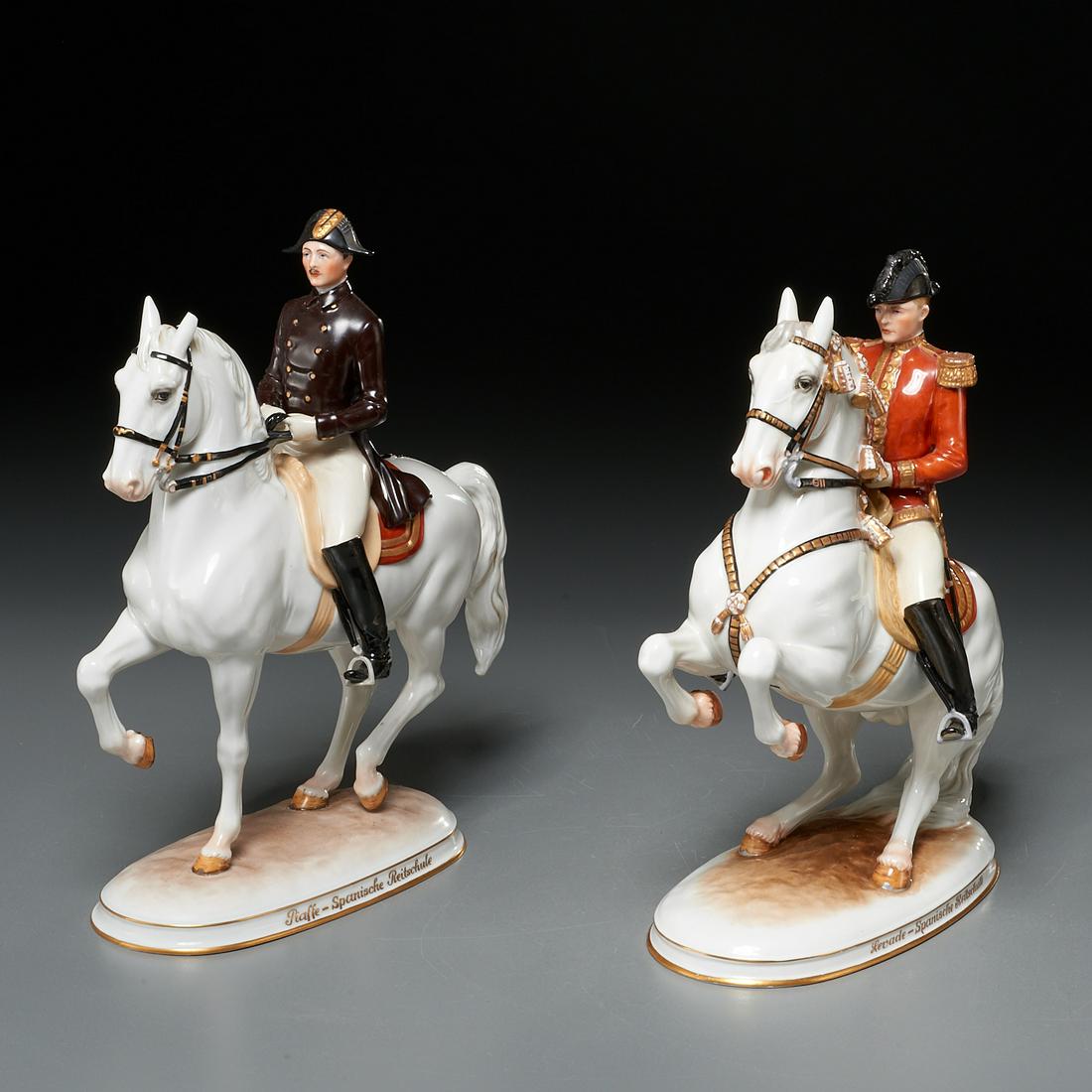 (2) Vienna Augarten Wien regimental figures (1 of 8)