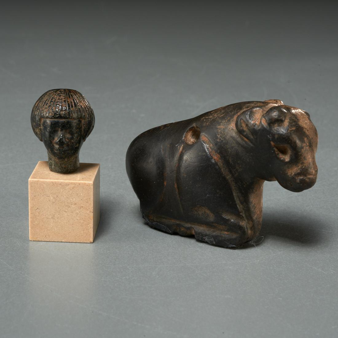 (2) ancient Near Eastern stone carvings (1 of 9)