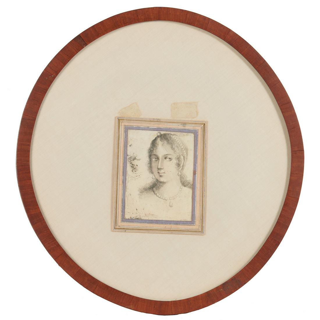 Safavid School, portrait drawing (1 of 8)