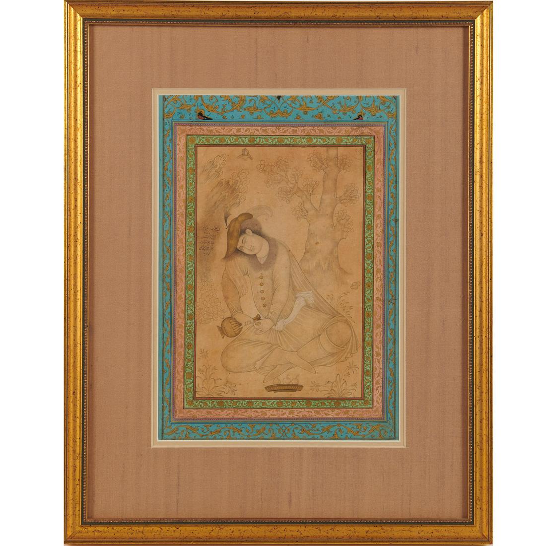 Safavid School, Reza Abbasi style drawing (1 of 11)