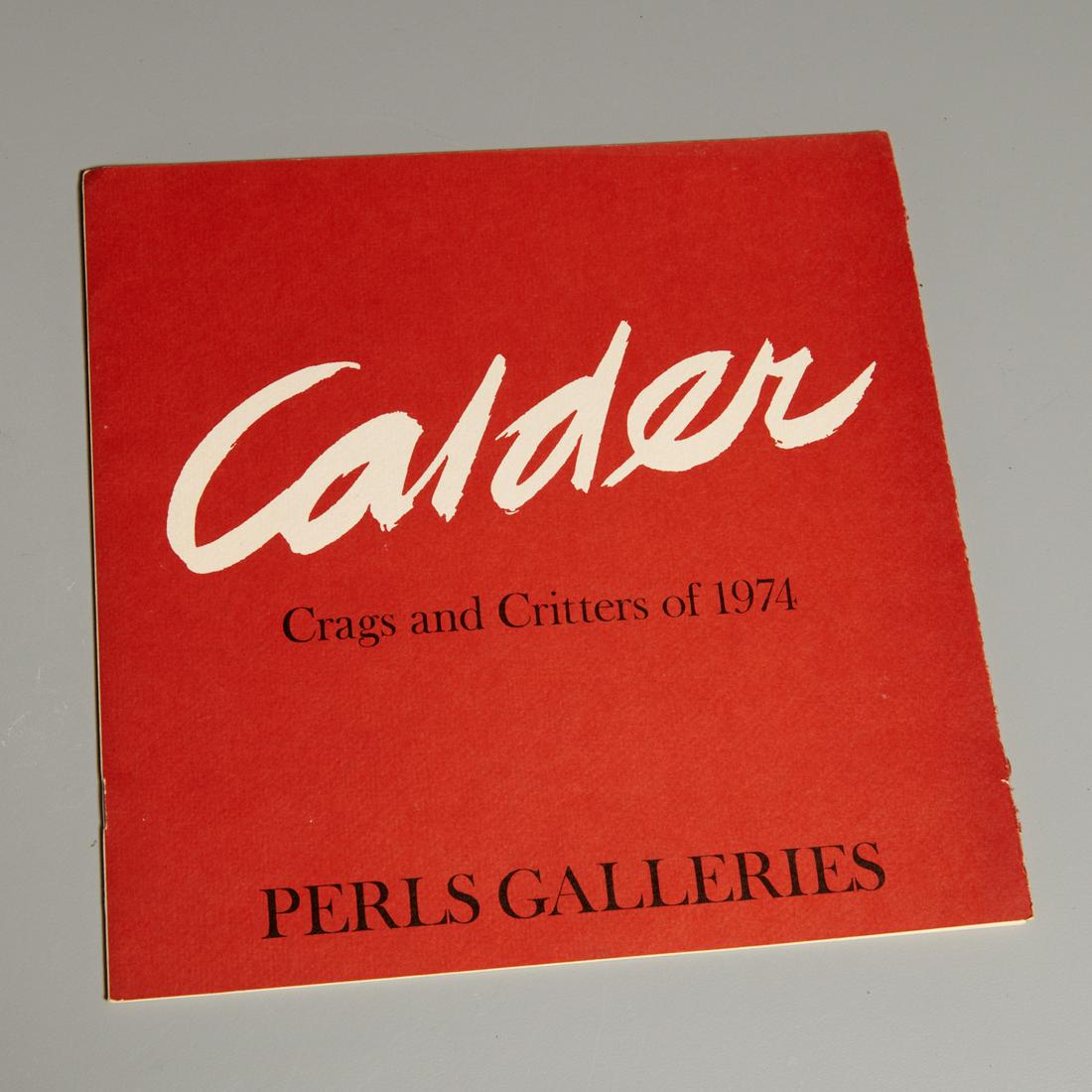 Alexander Calder, signed Perls catalog (1 of 7)