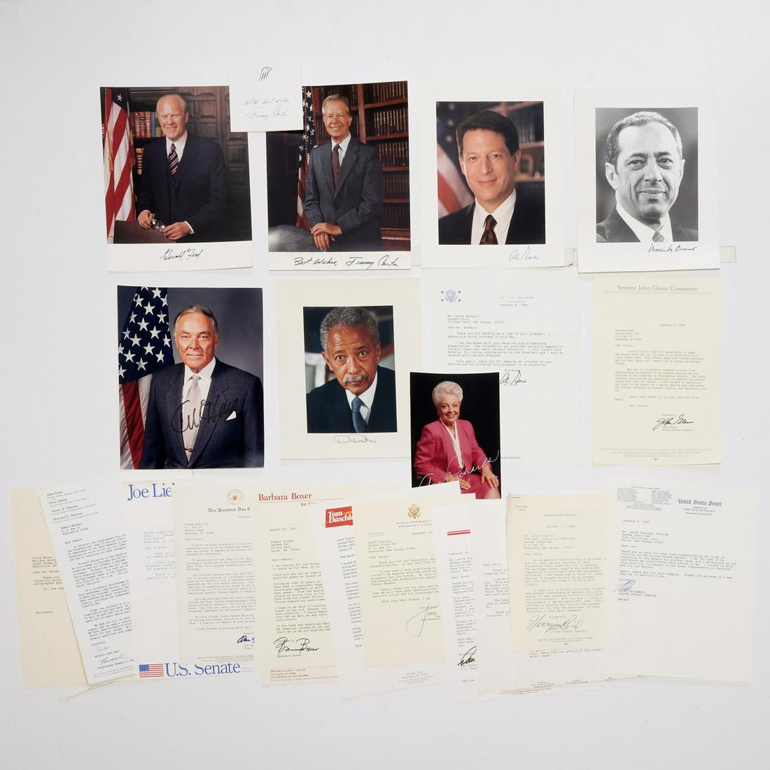 Large collection political autographs (1 of 7)