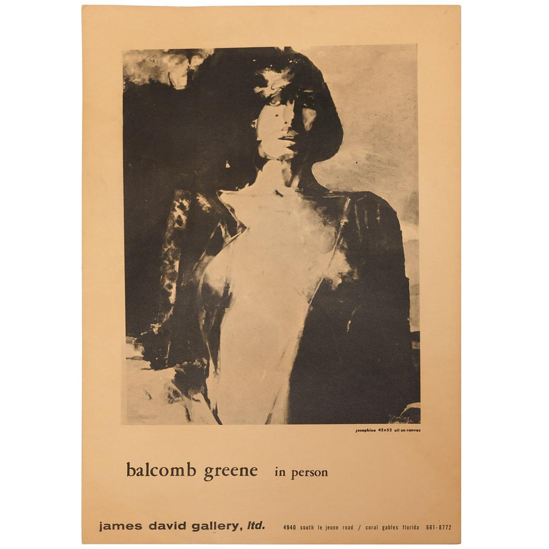 Balcomb Greene exhibition poster, 1966 (1 of 6)